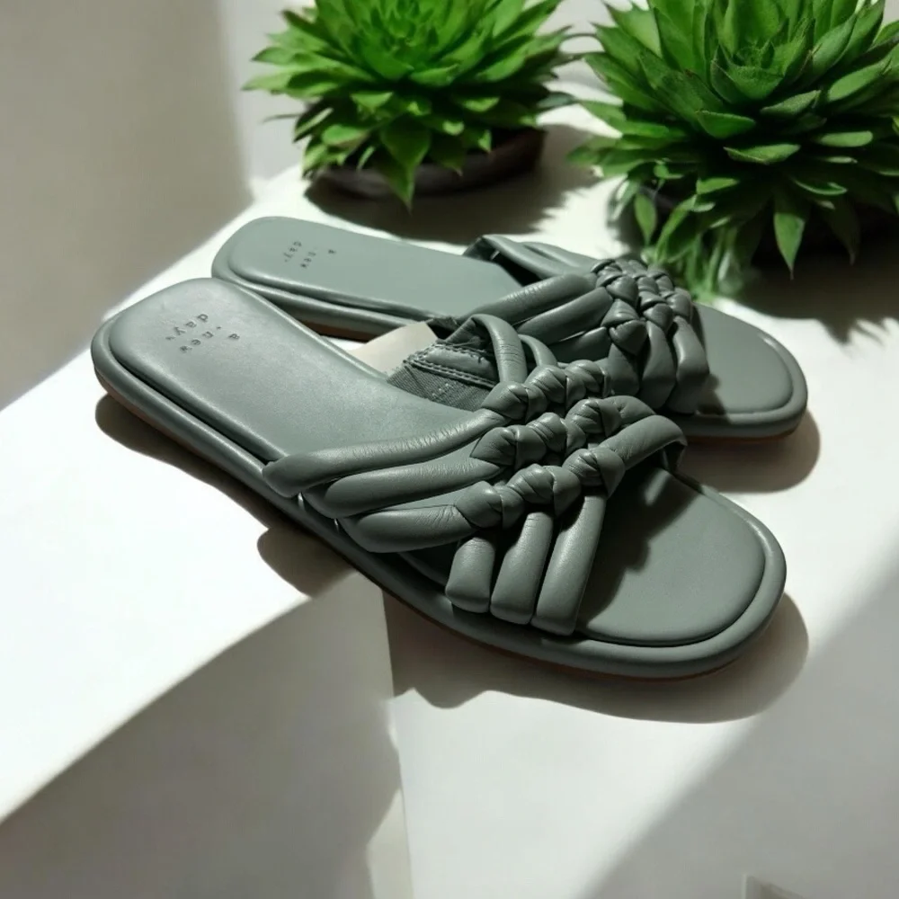a‎ new day Light Blue / Dulce Sandals - Size 6.5 NWT